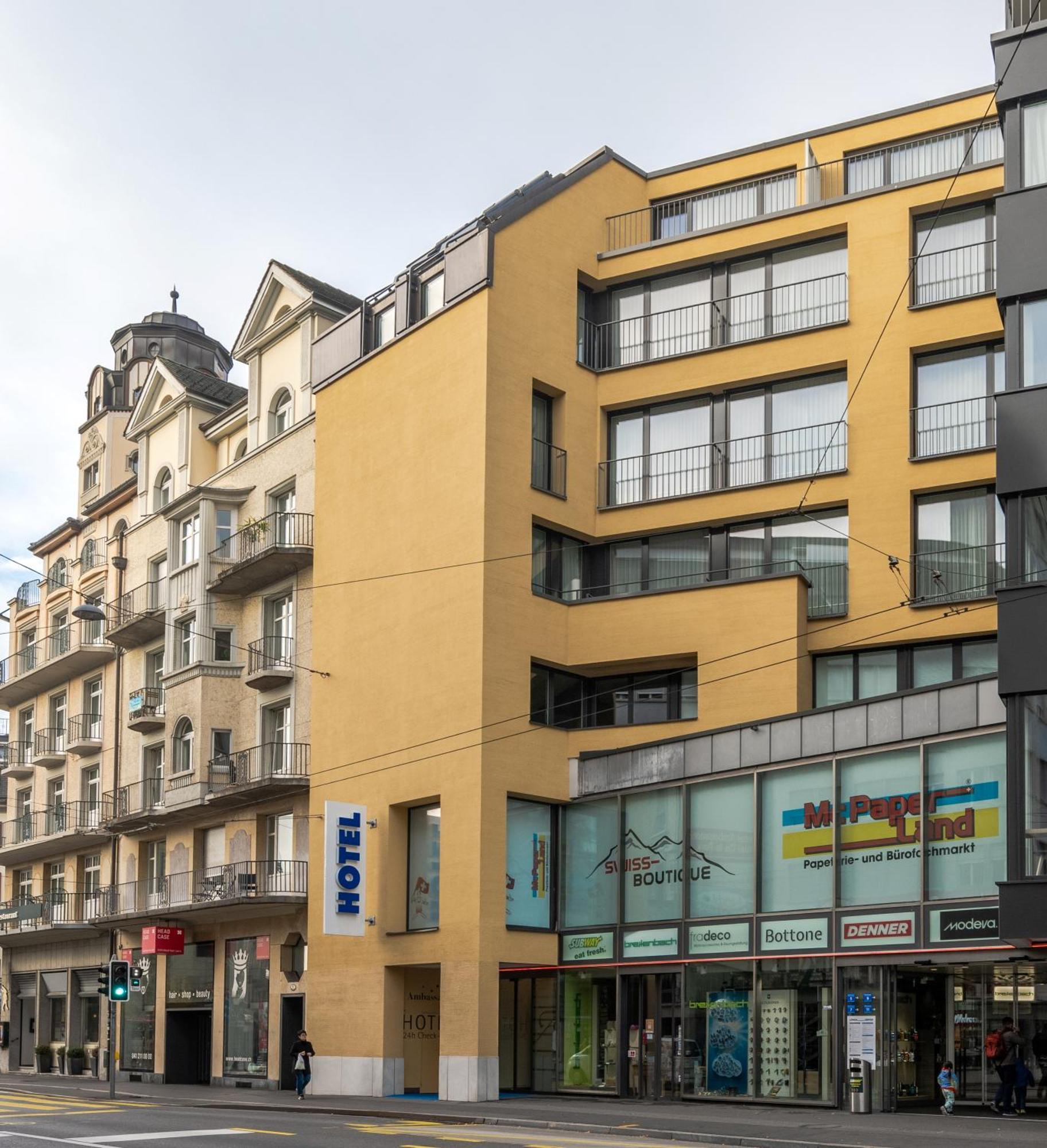 Ambassador Self Check-In Hotel Lucerne Exterior photo